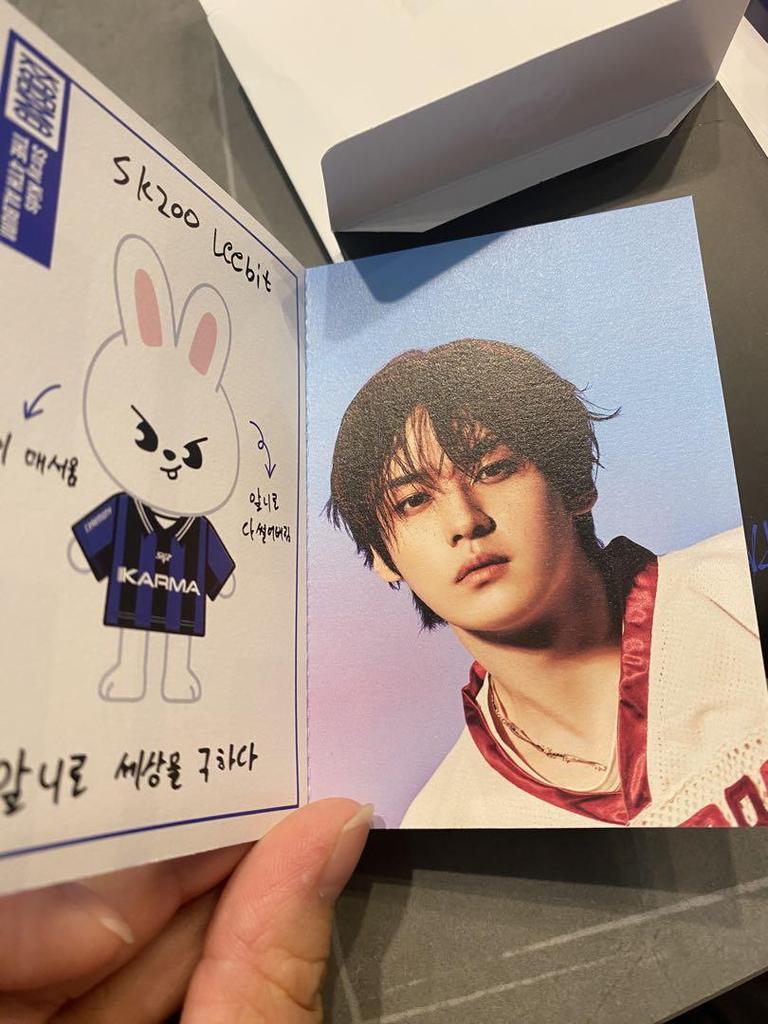 [USED] KARMA Skzoo Ver. Tuecki Plush Toy Changbin with Trading Card