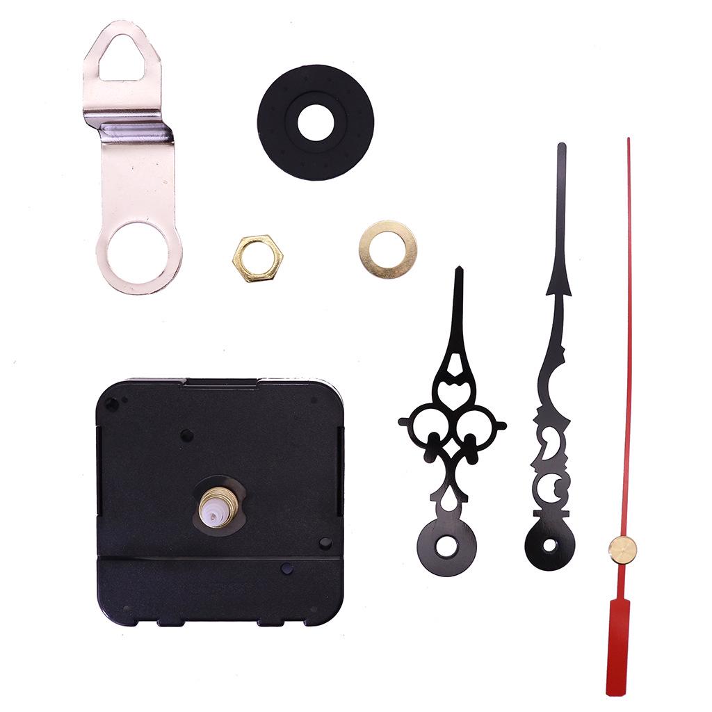 

DIY Metal Clock Hands & Quartz Movement Kit with Iron Hook чёрный