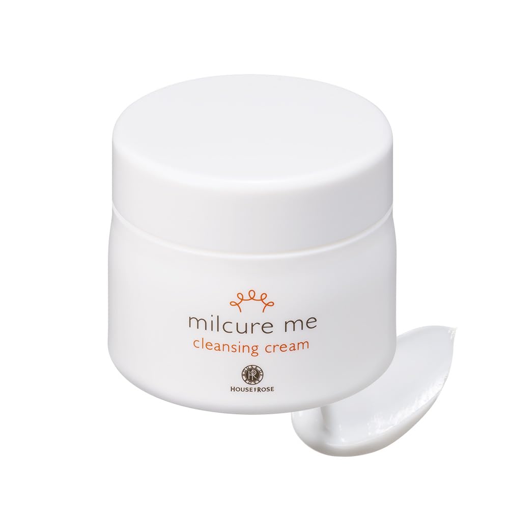 House of Rose Milcure Me Cleansing Cream 100g Makeup Remover, Fragrance-Free, Glass Milk