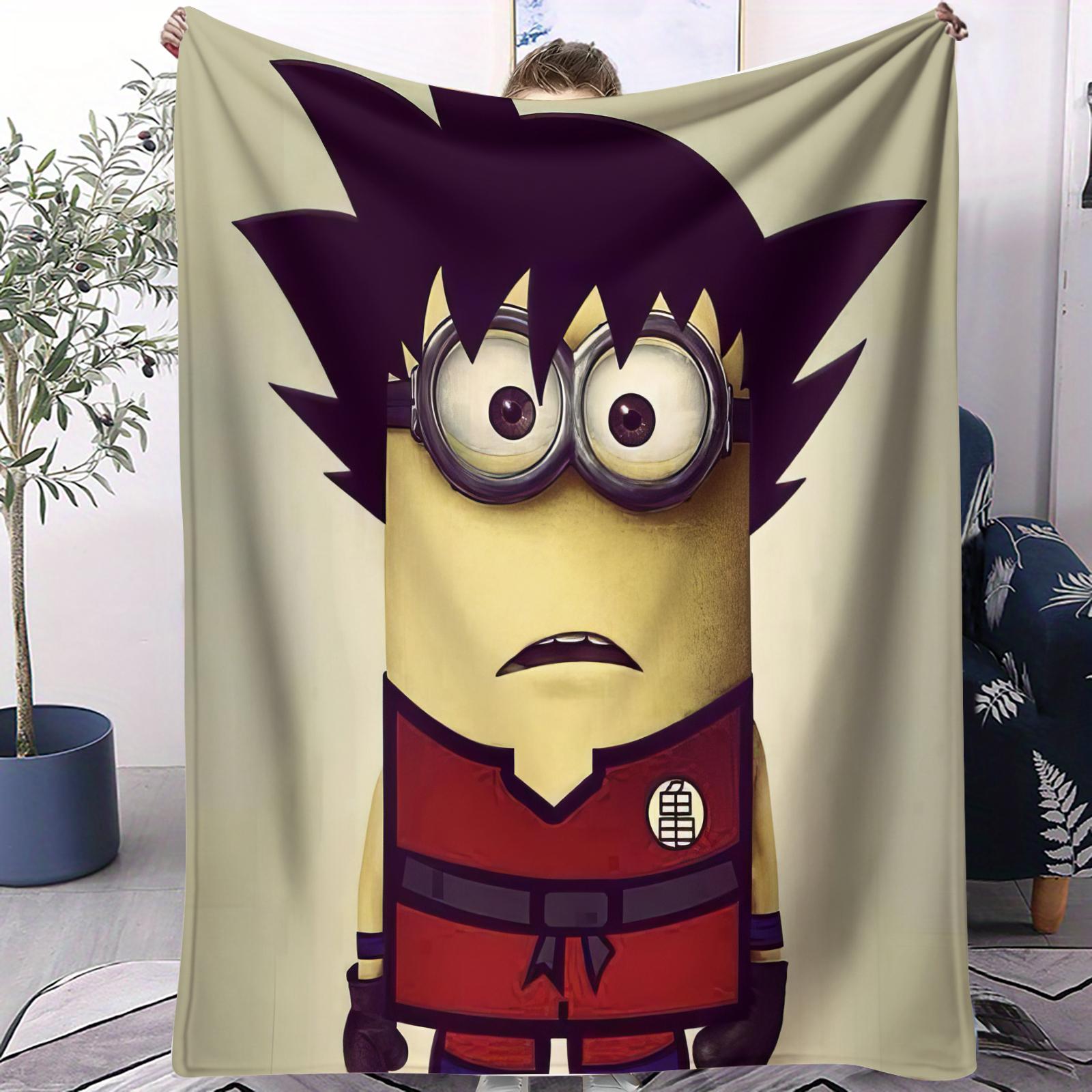 Hot Despicable Me Minions Soft Small Cover Blankets Throw Blanket Comfortable for Picnic Beds Sofa Home Bedroom Birthday Gift 70x100cm