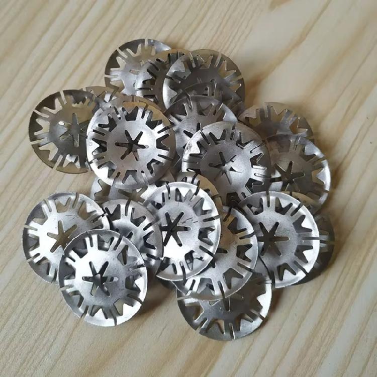 10PCS Engine Hood Insulation Clips with 30mm Diameter Metal Fasteners Temperature Resistant for Trunk Heat Protection