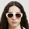 New In Luxury Brand Designer Big Frame Flat Top Sunglasses Women For Men Fashion Vintage Sun Glasses Punk Pilot Shades Uv400
