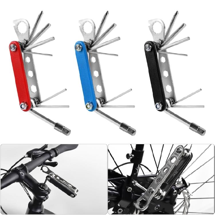 13-in-1 Multifunktions-Fahrradreparaturwerkzeug Fahrrad Faltreparaturwerkzeug Essentiell