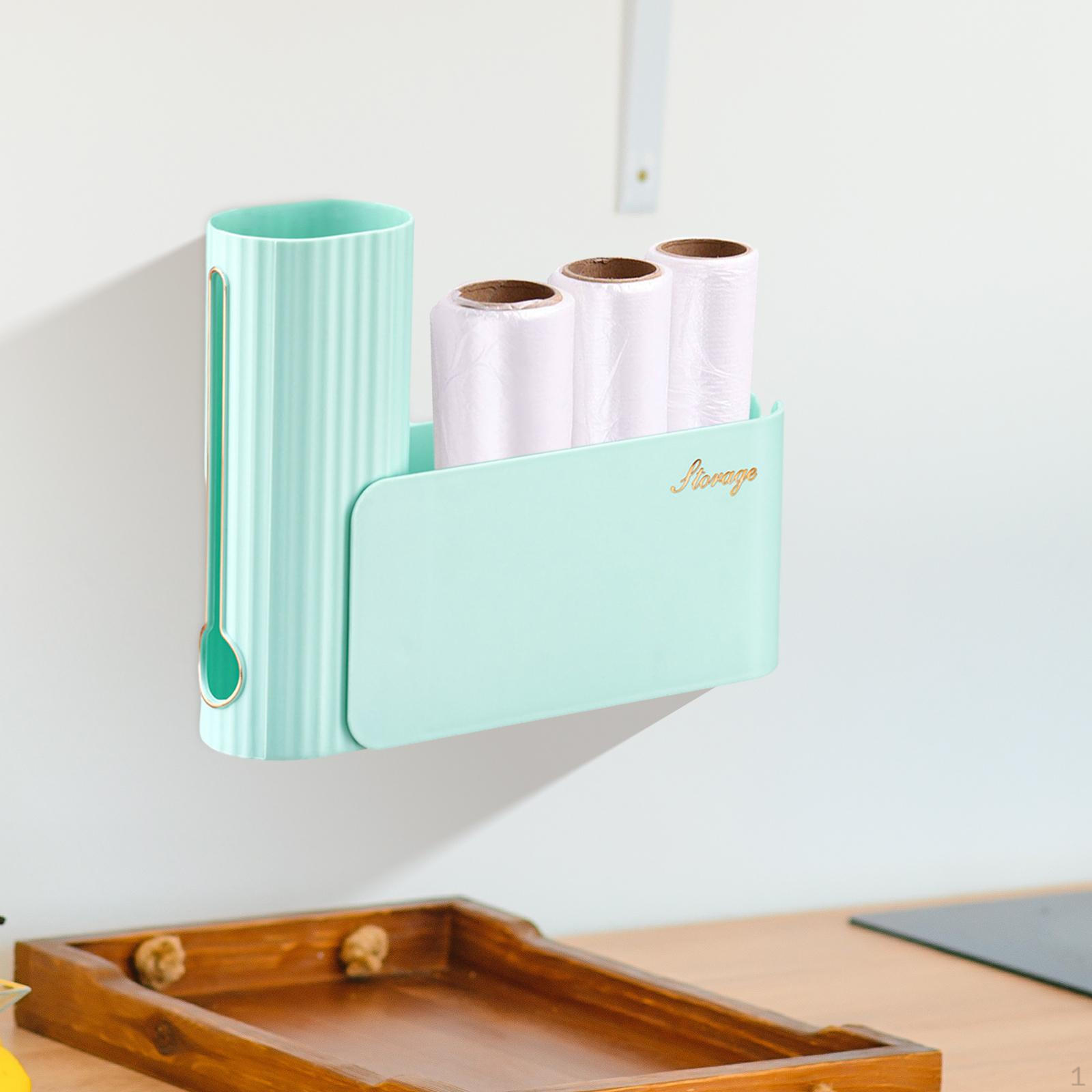 

Garbage Bag Organizer Shopping Roll Container Storage Box Trash Holder for зелений