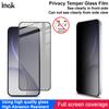 For OPPO Reno 15 F 5G Global Glass IMAK 3D Curved Privacy Tempered Glass Full Screen Coverage Film