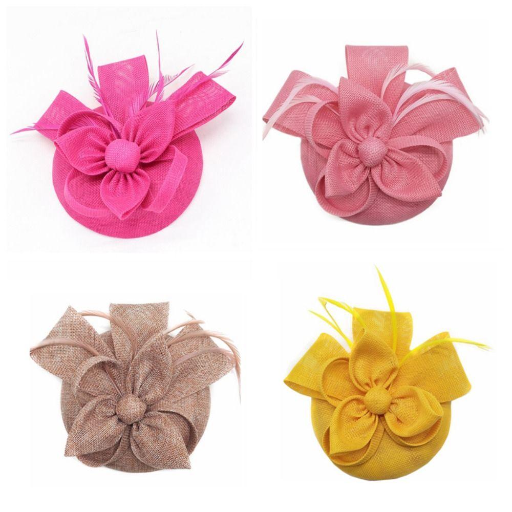 Hepburn Style Bride Headband French Style Bridal Headwear Fascinator Headpiece Bridal Shower