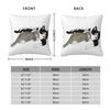 Cuty Stray Cat Square Pillowcase Polyester Linen Velvet Pattern Zip Decor Throw Pillow Case Home Cushion Case