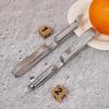 Stainless Steel Heavy-duty Peeler Fast Thin Waste-free Sharp Blade Kitchen Tool for Vegetables Potatoes Fruits Daily Use