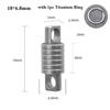 Portable Brass Keychain Ultra-light Car Key Ring New Titanium Alloy Keychain  Outdoor Small Tool