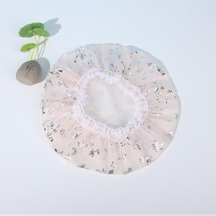 Waterproof Bathroom Shower Cap Thicken Elastic Bath Hat Hair Cap for Women Beauty Hair Salon Dot Products Bathroom Accessories
