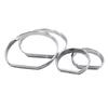 4Pcs Dashboard Bezel Rings Trim For Bmw E46 1998-2007