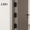 Rotatable Door Hinge 1/5Pcs Rounded Matte Black Hinges Flat Iron Bifold Residential Standard Bedroom Indoor House Hardware Essentials Accessories