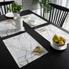 1pcs Placemats Marble Pattern Table Mats for Dining Table Kitchen Accessories Modern Home Decor Linen Tableware Pads Coaster
