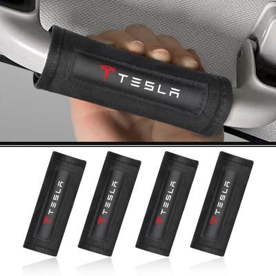 Capa Protetora para Maçaneta Interna do Carro Luvas de Puxar do Teto Estilo de Carro Para model 3 model X Y estilo Roadster Acessórios para Carro