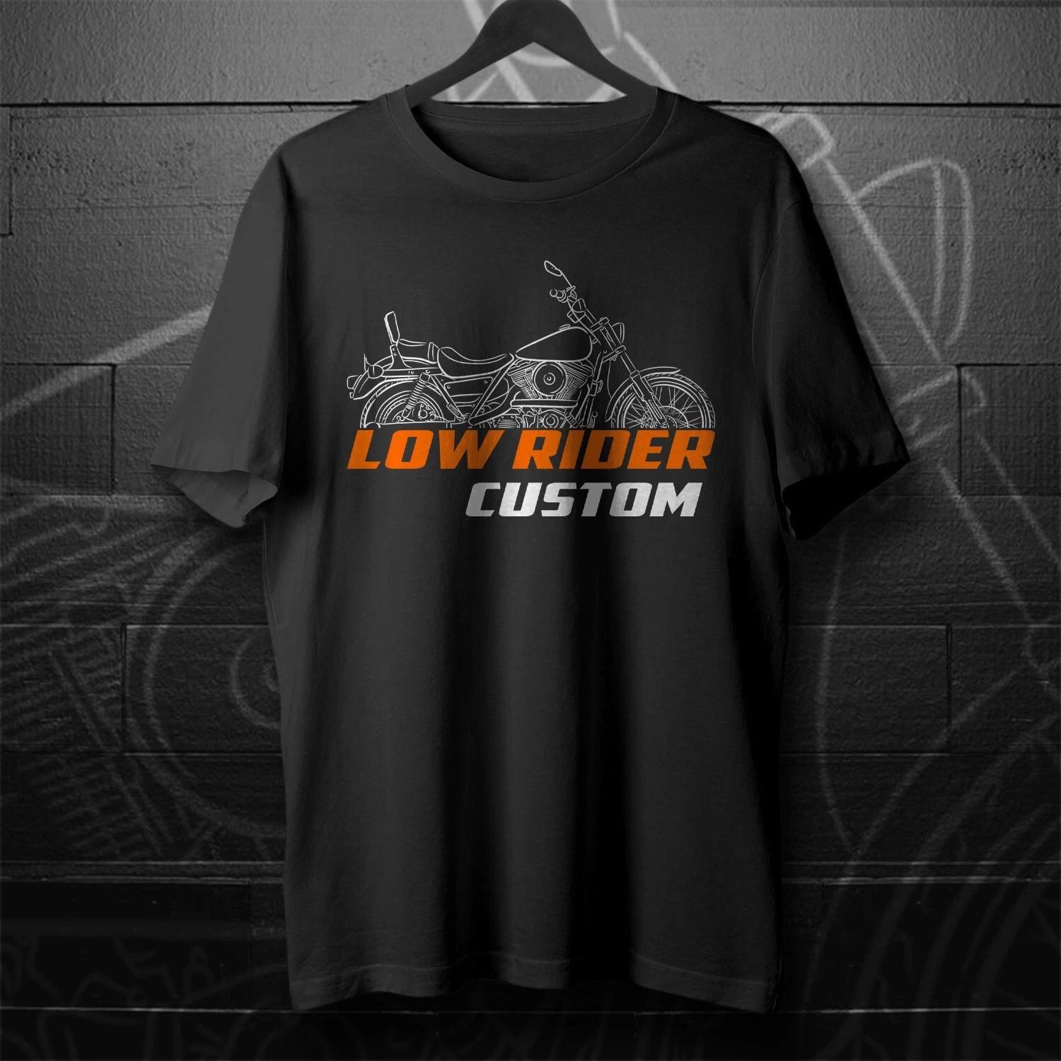 For Harley-Davidson FXLR Low Rider Custom 1987-1994 fans - Motorcycle T shirt S