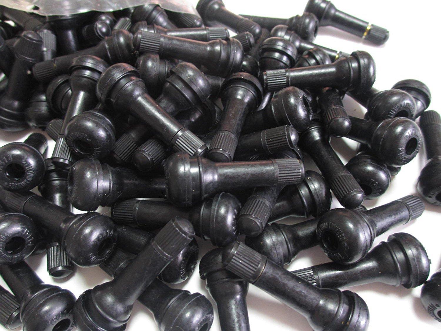 

k-cocochi Tire Air Valve Set of 100 Tubeless Core with Cap Car TR413