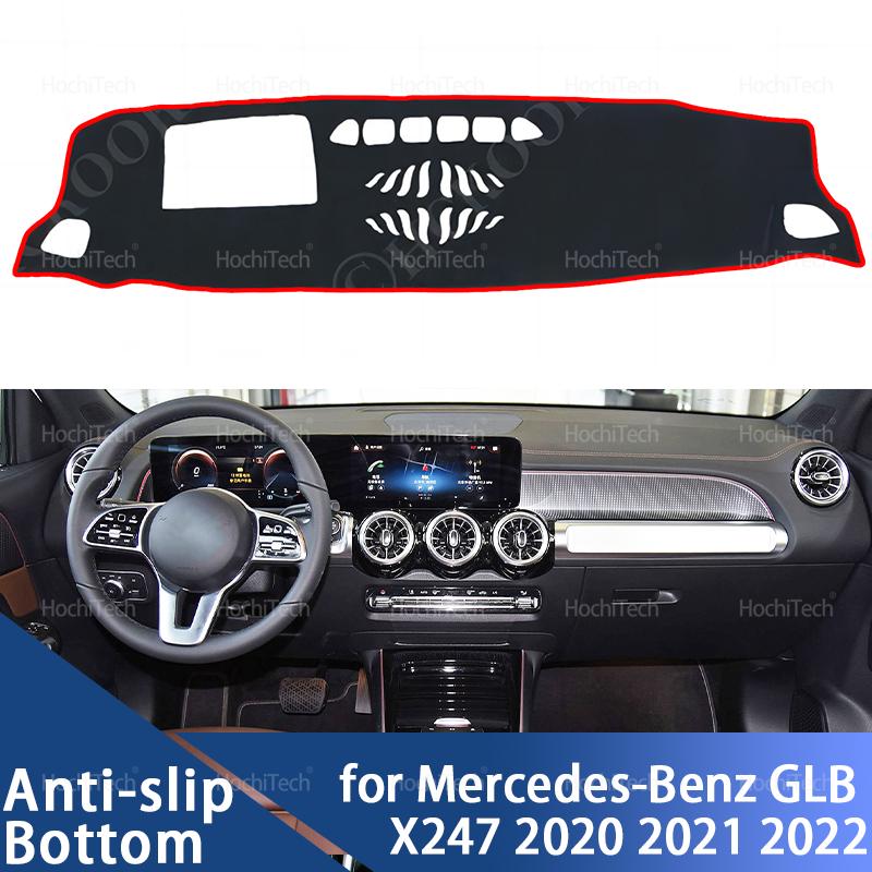 Copertura Cruscotto per Mercedes-Benz Classe GLB X247 2020-2022 Copertura Cruscotto Auto Tappetino Cruscotto Tappeto Tappetino Parasole Mantella Cuscino