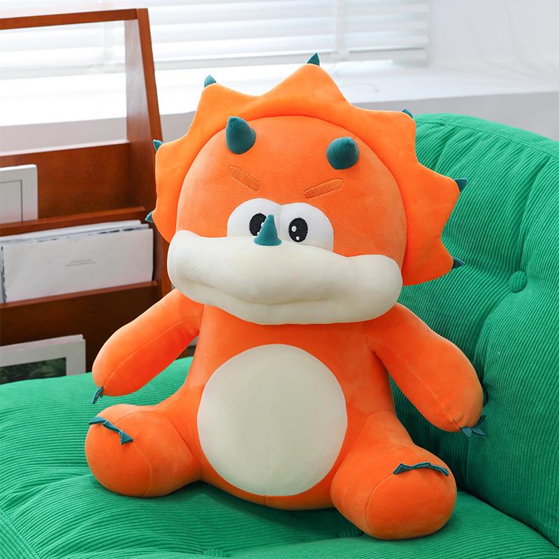 

Little Sun Triceratops Plush Toy Cute Dinosaur Doll Children s Birthday Gift Throw Pillow 35 cm 0.45kg