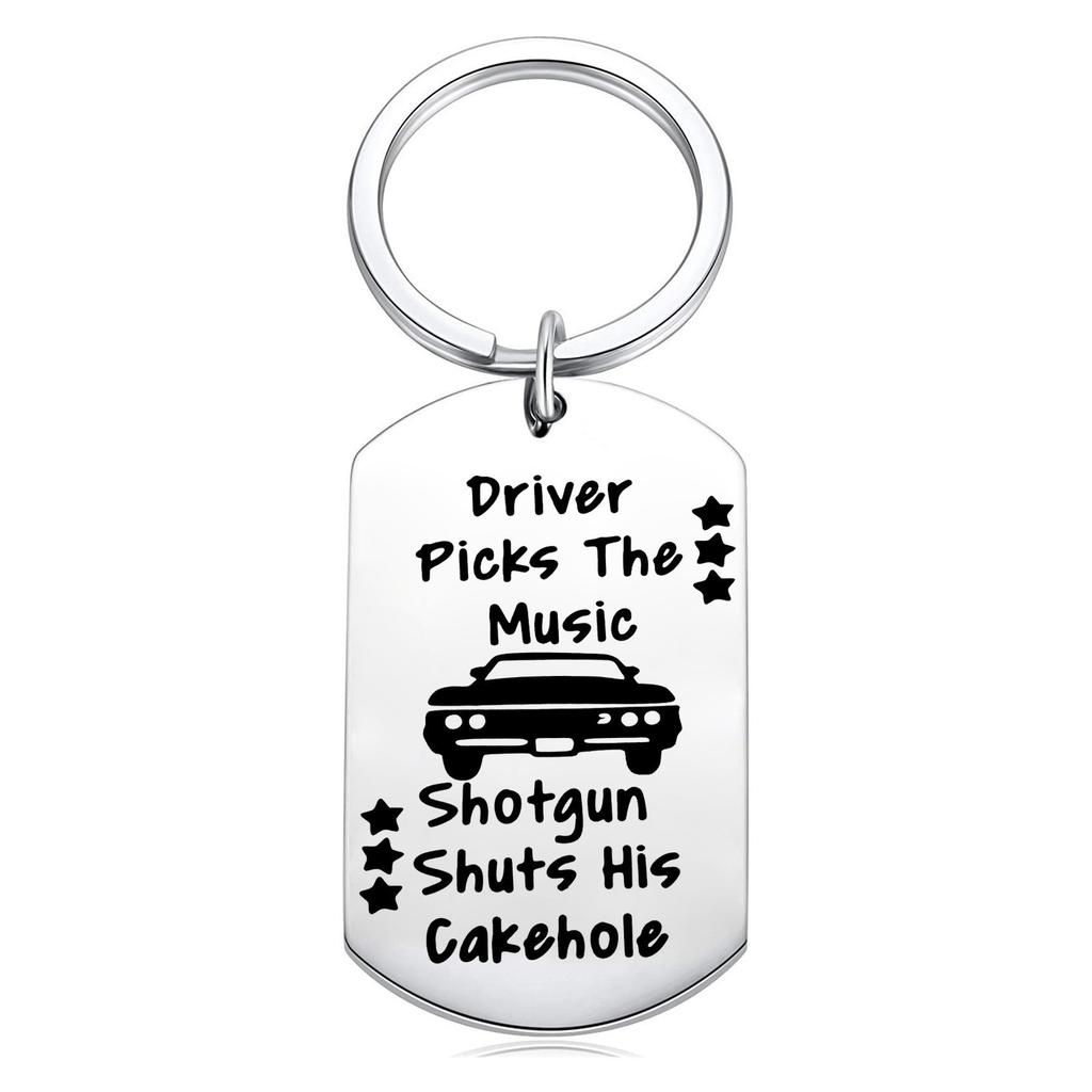 Winchester Music Driver Picks The Music Shotgun Shuts Stainless Steel Keychain Stainless Steel Keychain for Backpack Bag Pendant