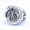 New Personality Angel Seal Ring 316L Stainless Steel Men'S Ring