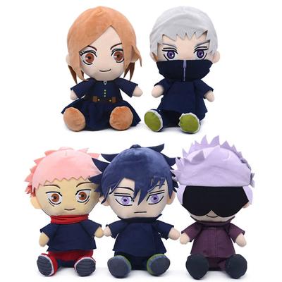 Jujutsu Kaisen Pluche Speelgoed Satoru Gojo Fushiguro Megumi Itadori Yuji Inumaki Toge Anime Knuffel Schattig Figuur Kindercadeau