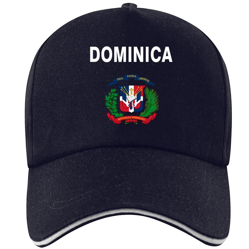 Dominicana Baseball Cap Custom Number Number Team Logo Hats Travel Spanish Nation Dominican Republic Flag Print Po Headgear