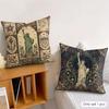 Patriotic Statue Of Liberty Cushion Cover Double-Sided Plush Sofa Cushion Covers Organic Breathable Invisible Zipper