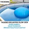 Pool Pillows For Above Ground Pools, Cold-Resistant Pool Pillow For Closing Winter, Winterize Pool Closing Kit Winter Pool Cover Pillow With Rope *2