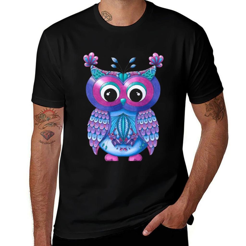 Girl Owl Tshirt Unisex T Shirts For Unisex Cotton T Shirt Pack Tshirt