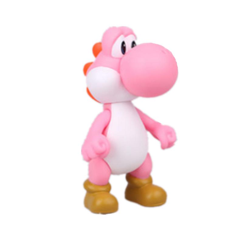 Super Mario Luigi Peach Bowser Yoshi Wario Action Figure Anime Model Toys Cartoon Doll Birthday Gift for Children Kids