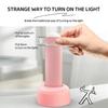 Interest Handheld Night Light Creative LED Sleeping Lamp Original Design Unique Switching Method Has A Base for Placing on Table