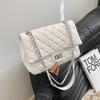 Light Luxury Rhombus Chain Small Square Bag Niche Design Large Capacity Shoulder Messenger Bag Light Luxury Style