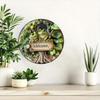 Modern Round Metal Wall Art Durable Easy Clean Home Office Decor Gift