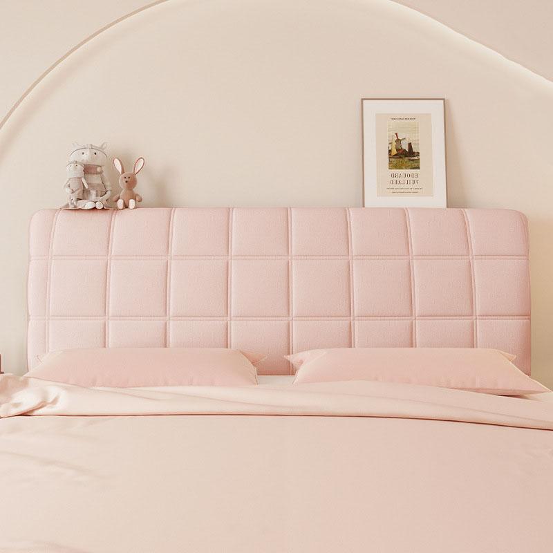 Velvet Bed Headboard Cover Slipcover Removable Washable Protector for Wooden Bed Renovation Decorative Headrest Home Decor