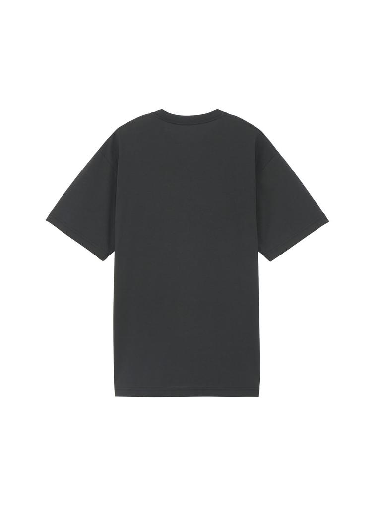 North Kurzarm Klein Box Logo T-Shirt Schnelltrocknend Antistatische Pflege UV-Schutz Schwarz XL [The Face] Herren