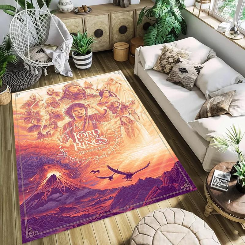Middle-earth's Epic Saga carpet Living room and bedroom mats Suitable for all seasons Bathroom mat Art Protective pad