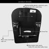 Elegant Black Auto Car Seat Back Organizer With Multi-pocket Storage For Effortless Organization