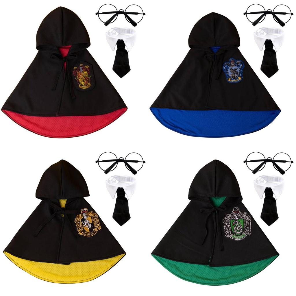 Trendy Pet Cape With Magical Academy Design For Small Dogs Spring/autumn Clothes For Cats And Dogs