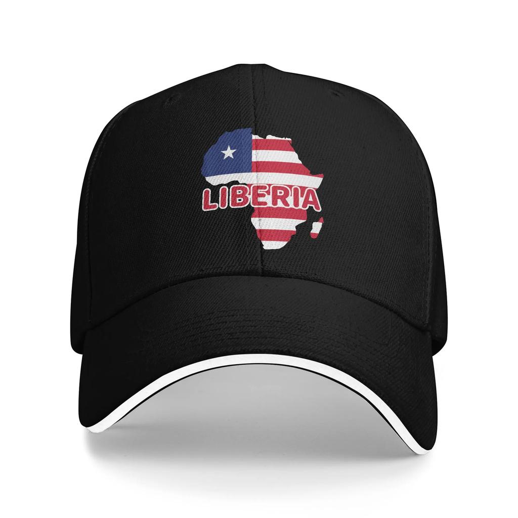 Casual Liberia Independence Day Baseball Caps Unisex Style Snapback Cap Daily Golf Adjustable Sun Hats