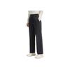 FILA A.P. Series Womens Outdoor Wide Leg Casual Fashion Comfortable Knit Sports Pants Women pants Midnight-Blue A11W441608F-DB