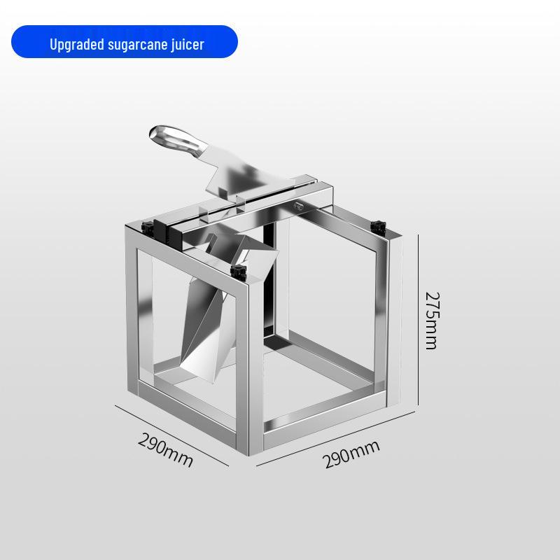 Stainless Steel Sugarcane Chopper and Crushing Knife Holder - Blue