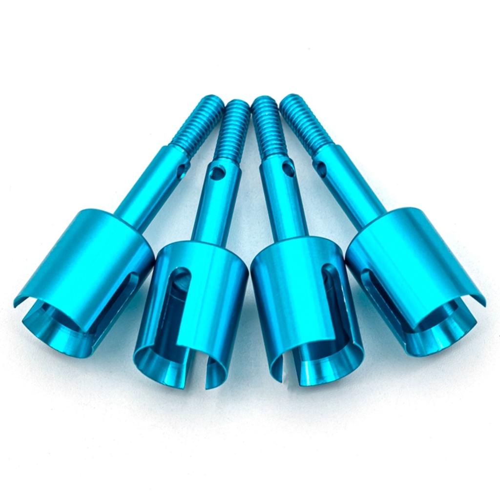 Aluminum Alloy Drive Shaft Dog Bone Cup Joint Set Replacement for TT01 -01 TT01D TT01E TT02 -02