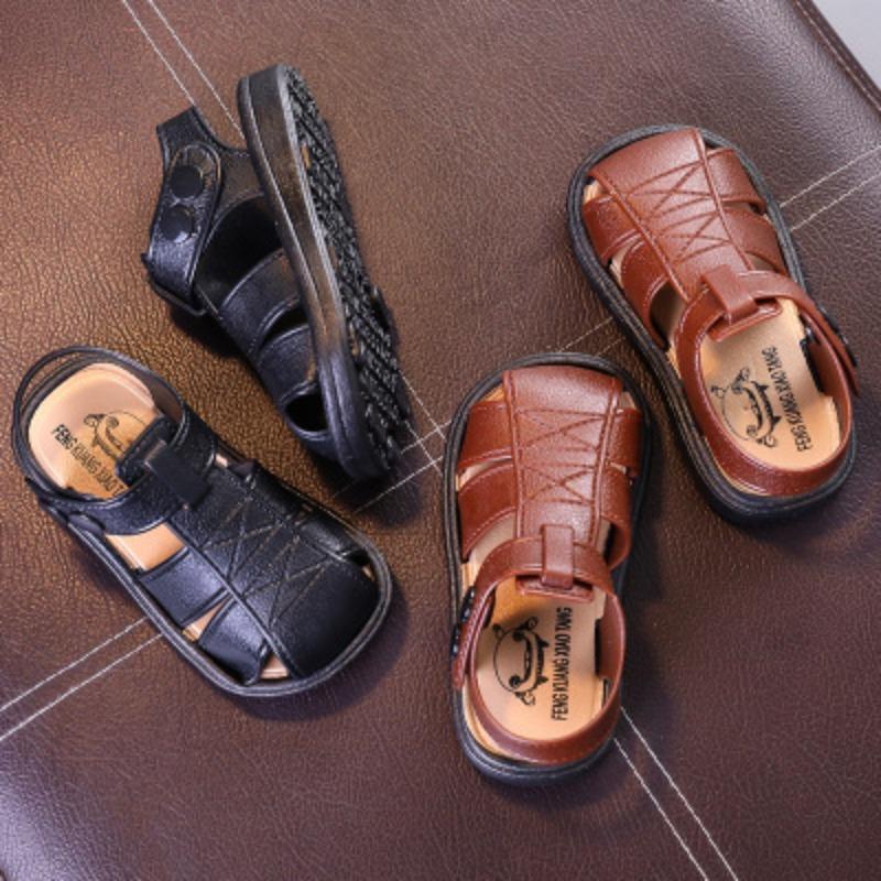 Summer Boys' Shoes and Sandals, Children's Anti-slip Sandals, Infant Walking Shoes, and Children's Beach Shoes