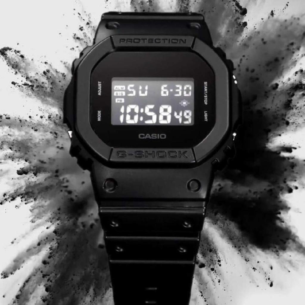 Casio G-SHOCK Solid Colors Unisex Watch DW-5600BB-1 Black