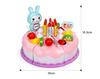 Children's Birthday Cake Pretend Play Kitchen Toy for Ages 1-3