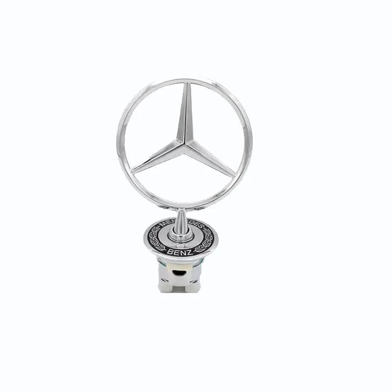 

GLC GLB Hood Grille Chrome Star Emblem Logo Mounted Star Front Hood Ornament For Mercedes Benz W204 W205 W203 W211 W212 W213 W2