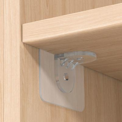 1-20PCS Layered Partition of Wardrobe Right Angle Fixed Layer Board Pallet Sticker
