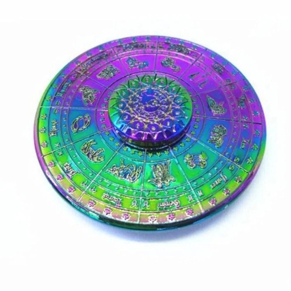 Destiny Compass Astrolabe Fidgeting Spinner Constellations Smooth Zodiac Signs Fidgeting Spinner  Rotating Metal Finger Plaything Kids