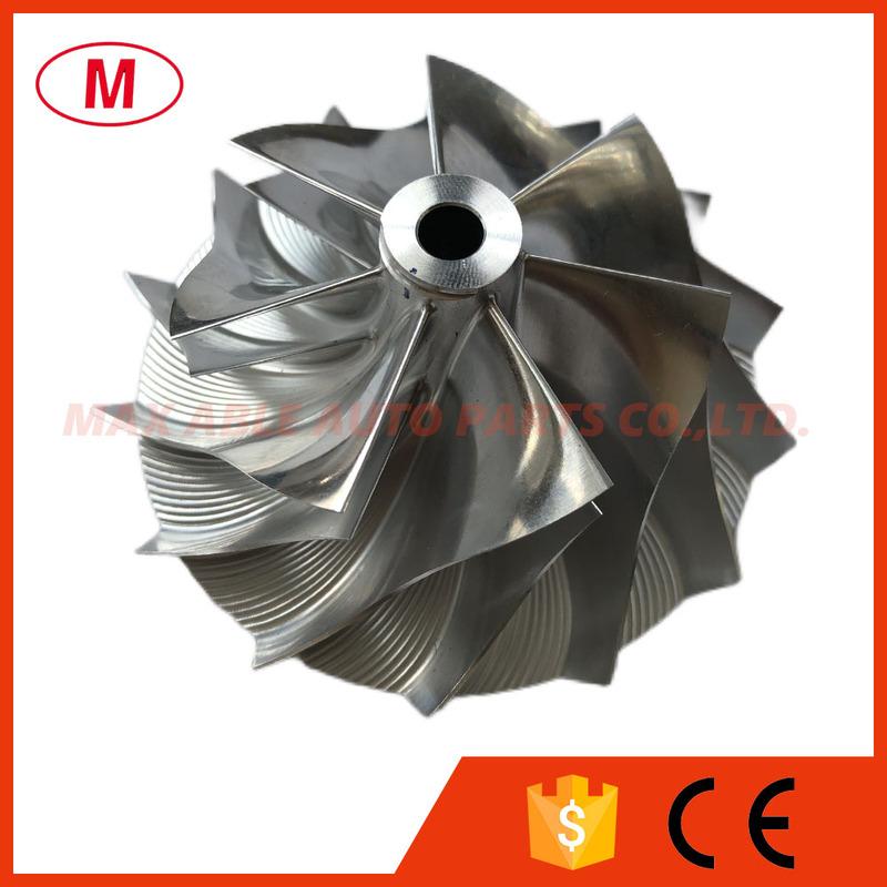 Turbo Billet Compressor Wheel/Milling/Turbocharger Compressor Impeller 57.69/78.00mm 7+7 Blades Reverse for TD05 Cartridge/CHRA