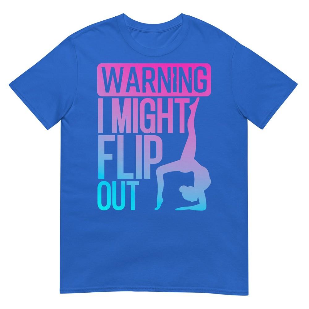 Cute Gymnastics Art For Girls Kids Unisex Tumbling Gymnast TShirt